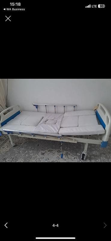 Медицинская мебель: Функциональная медицинская кровать с механическим приводом — 5