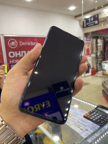треснул экран: Redmi, Redmi Note 9 Pro, 128 ГБ, түсү - Көк — 2
