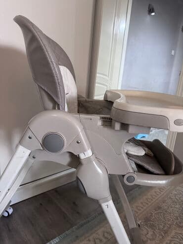 игрушка кухонный набор: Стульчик для кормления, Б/у, Другой бренд, Пластик, Трансформер, цвет - Серый, Самовывоз, Платная доставка — 2