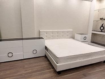 Детская мебель: Спальный гарнитур, Двуспальная кровать, цвет - Белый — 2