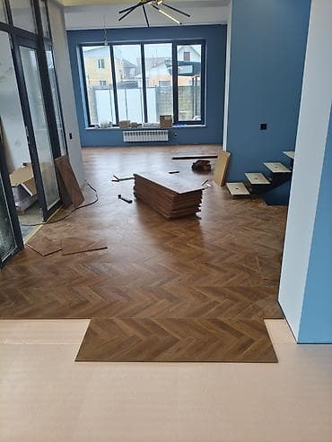 Перегородки на заказ: Укладка пола, Монтаж напольных плинтусов, Стяжка пола | Ковролин, Ламинат, Паркет Больше 6 лет опыта — 4