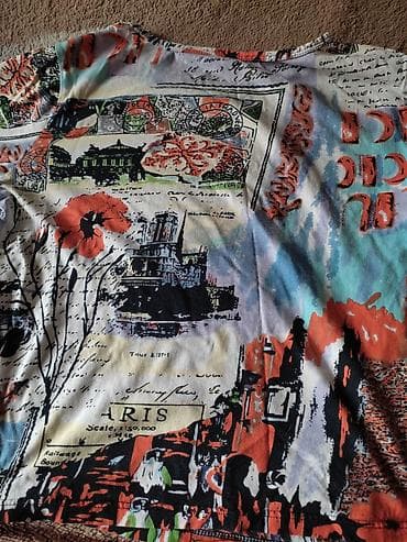 фудболка шорты: Кофта, Укороченная модель, Осень-весна, L — 5