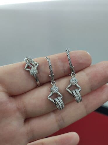 золотая лошадь цена: Новинка Италия Серебряный Комплект Ванклиф Серебро 925 пробы — 2