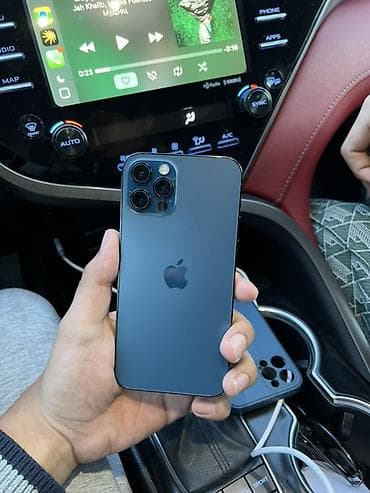 mi max 3: IPhone 12 Pro Max, Б/у, 256 ГБ, Pacific Blue, Кабель, 81 % — 2