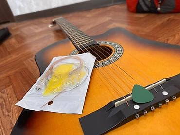 Спорт жана хобби: Акустическая гитара Zemei T-38C + комплект аксессуаров - Тип — 3