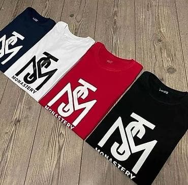 каска бу: Мужские футболки с принтом - Модели: базовая белая с небольшим — 4