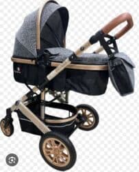 дождевик на коляску: Коляска, цвет - Золотой, Новый — 3