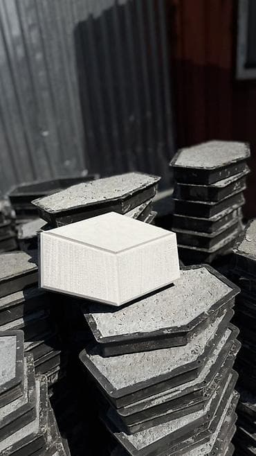 половая плитка: Тротуарная плитка комплектом (набор модулей) - Формат модульной — 4