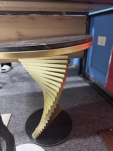 foldable table: Журнальный столик отдам за 5000 сом ✨ Стильный дизайнерский — 4
