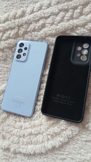 чехлы на планшет самсунг: Samsung Galaxy A33, Б/у, 128 ГБ, цвет - Голубой — 2