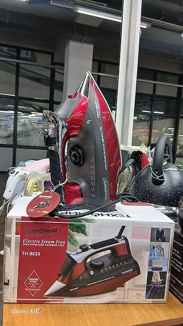 gt master: Электрический паровой утюг TEXHOMИР TH‑8633 - Мощность: 3000 Вт - — 3