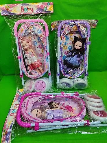 Детский мир: Коляска игрушка детская + 2 куклы игрушки в комплекте в ассортименте👧 — 8