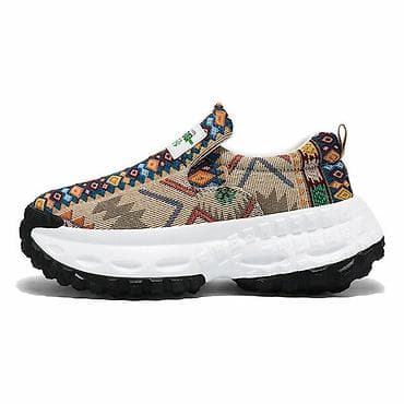 этно стиль: Этнические слипоны-кроссовки с массивной подошвой - Верх: текстиль с — 2