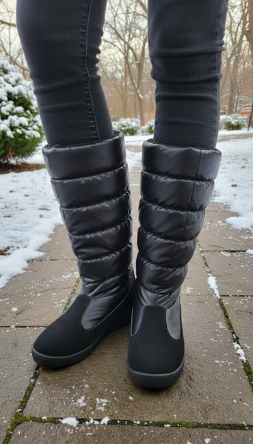 купить сапоги женские зимние кожаные италия: Сапоги, 41, Alaska, Б/у, цвет - Черный — 1