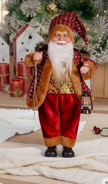 ушастый нянь: Новогодняя игрушка под елку«Лось» 68 см - Высота: 68 см (указано на — 4