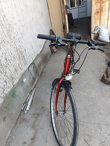 Городской велосипед с заниженной рамой - Легкая стальная рама с