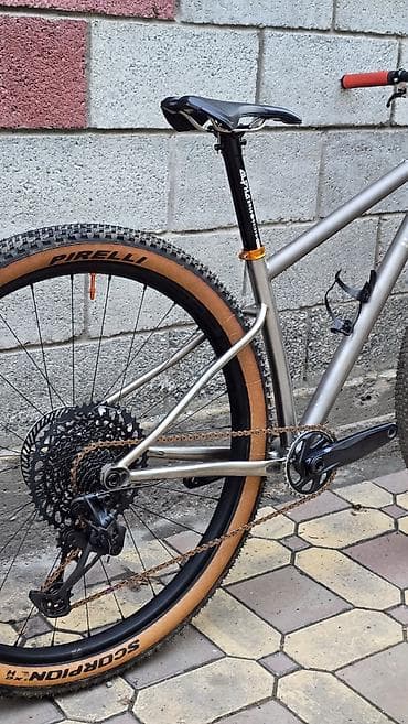 велосипед титановые: MTB Titanium bike, new Kyrgyz brand "ILBIRS" All components original — 4