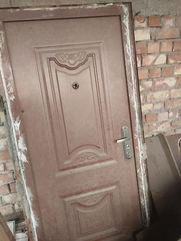 Дом и сад: Двери для домов и квартир, Металлическая, Одностворчатая, Правосторонняя, цвет - Коричневый — 1