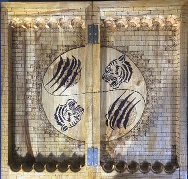 Комбинированный набор «3 в 1»: нарды, шахматы и шашки из массива