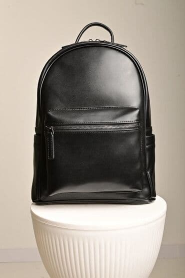 портфель для документов: Рюкзак, Материал: Экокожа, Унисекс, Новый — 1