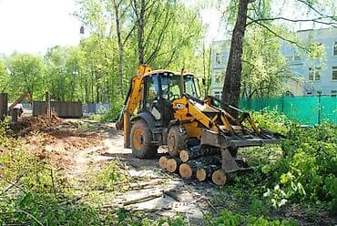 мотор на: Экскаватор | Выкорчевывание пней — 1