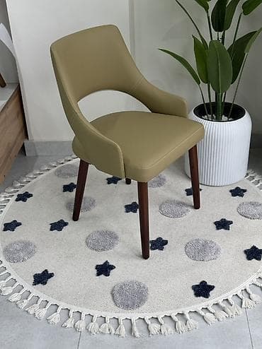 small table: Стул для кухни, Новый, Дерево, В рассрочку, цвет - Зеленый — 2