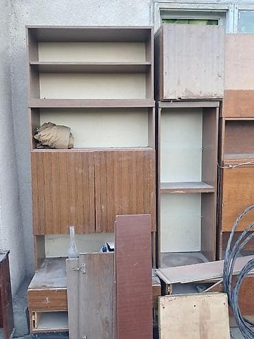 шкаф с комодом: Шифоньер, шкаф для одежды, Прямой, Другой материал — 8