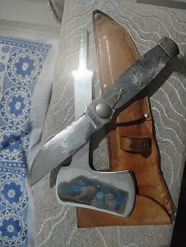 Упаковочно-фасовочные аппараты: Многофункциональный туристический комплект: топорик + складной нож с — 3