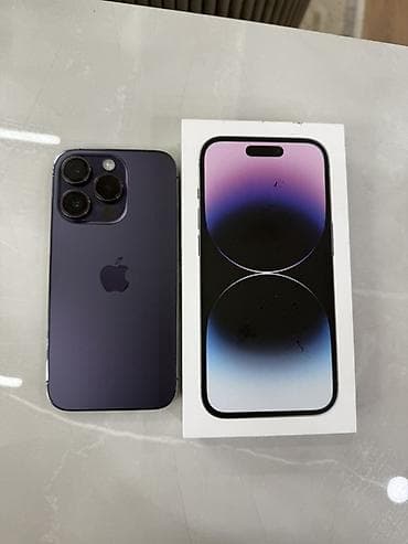 IPhone 14 Pro, 256 ГБ, Deep Purple, Коробка, 79 %