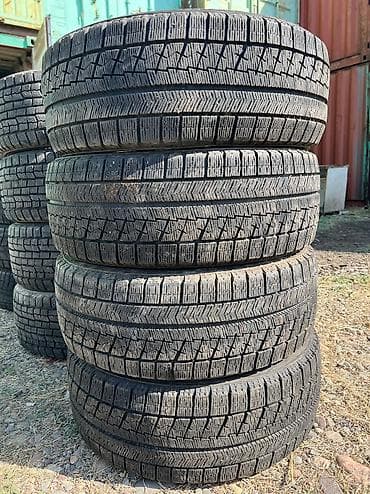 7 5j: Шины 205 / 50 / R 17, Зима, Б/у, Комплект, Легковые, Япония, Bridgestone — 1