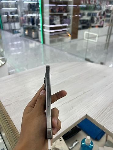 iphone 11 цена бишкек бу: IPhone 16 Pro, Колдонулган, 256 ГБ, White Titanium, Кабель, 91 % — 4