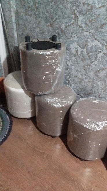 Оңдоп-түзөө жана курулуш: Пуфы-табуреты цилиндрической формы - Мягкие компактные пуфы круглой — 4