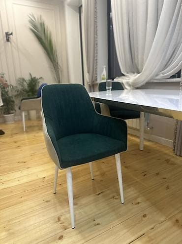 dinner table: Стул обеденный с подлокотниками б/у 7 штук - Современный дизайн — 3