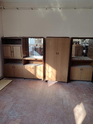 Кресла: Гарнитур для зала, Б/у, Шкаф, ДСП, цвет - Коричневый — 1