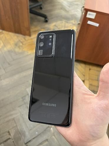 5000 сом телефон: Samsung Galaxy S20 Ultra, 128 ГБ, цвет - Черный — 1
