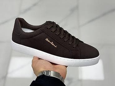 Туфлилер: Мужские кеды Santoni — минималистичный городской стиль - Модель — 1