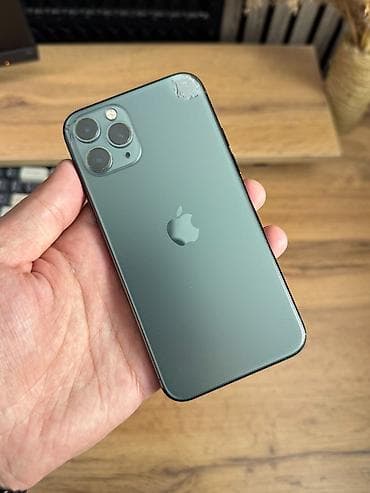 IPhone 11 Pro, Б/у, 256 ГБ, Matte Midnight Green, 100 % at lalafo.kg IPhone 11 Pro, Б/у, 256 ГБ, Matte Midnight Green, 100 %