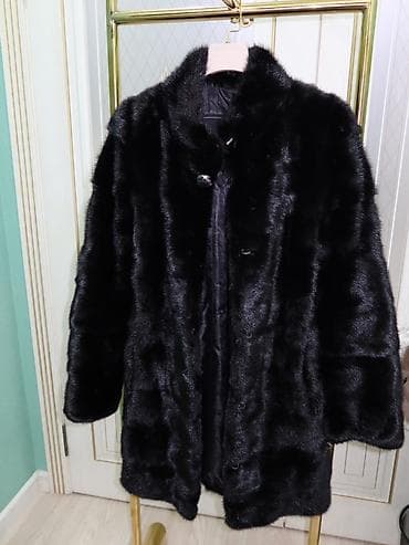 Плащи: Шуба, Норка, По колено, S, M — 1