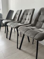 мойка кресло: Стул для кухни, Другой материал, цвет - Серый — 8