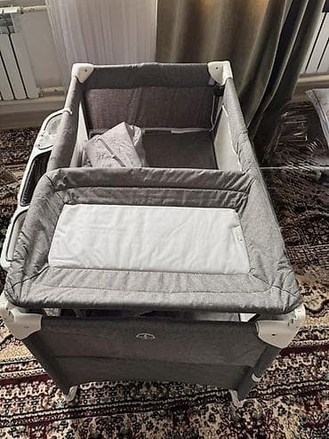 chicco echo: Детская прикроватная кроватка-колыбель с функцией бокового открывания — 2