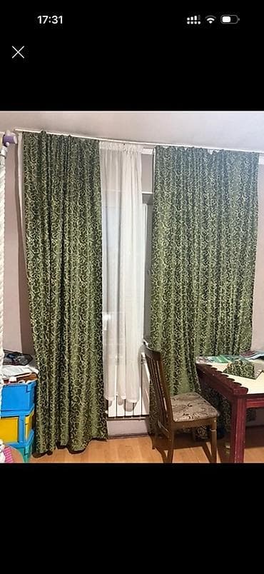 ремонт штор: Комплект штор, С тюлем в комплекте, Готовое изделие, Для балкона — 1