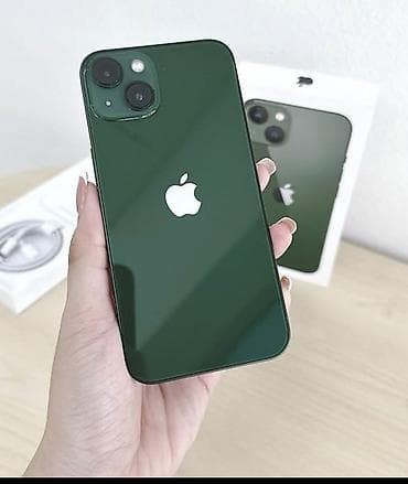 IPhone 13, Новый, 256 ГБ, Зеленый, Коробка, 95 %