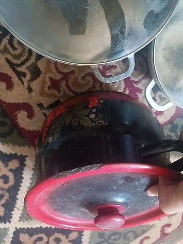 instant pot: Набор кухонной посуды, 4 предмета с крышками: - Большой алюминиевый — 4