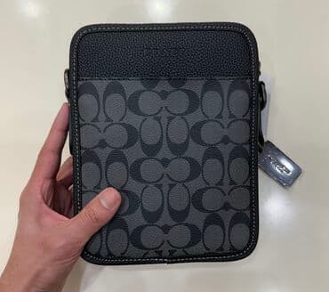 Прокат одежды: Барсетка, Coach, Материал: Экокожа, Новый — 1