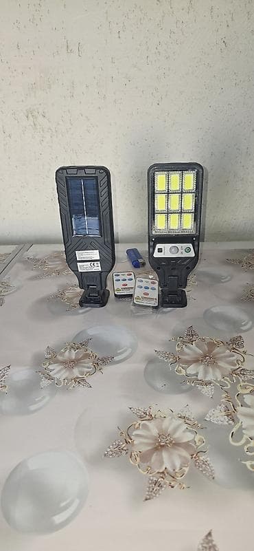 Солнечные уличные светильники с пультом ДУ - Панель на солнечной