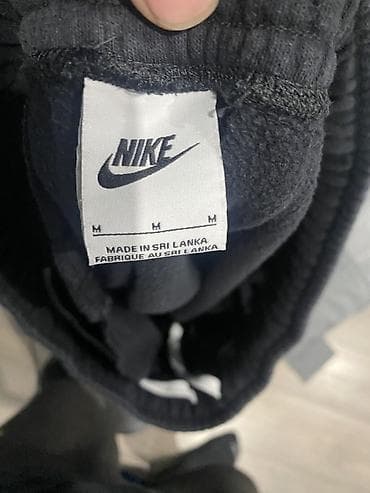 пошив брюк: Мужские брюки, M, Nike, Новый, цвет - Черный, Бесплатная доставка — 2