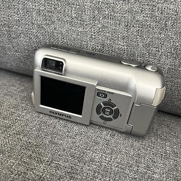 Видеокамеры: Редкий фотоаппарат Olympus Camedia 350 Zoom Silver. Сохранен как — 5