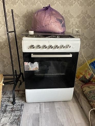 Хлебопекарное оборудование: Газовая плита с духовкой, белая - Тип: напольная газовая плита с — 1