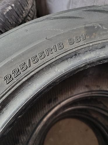 Шиналар: Шиналар 225 / 55 / R 18, Жай, Колдонулган, Комплект, Жеңил унаалар, Жапония, Bridgestone — 2