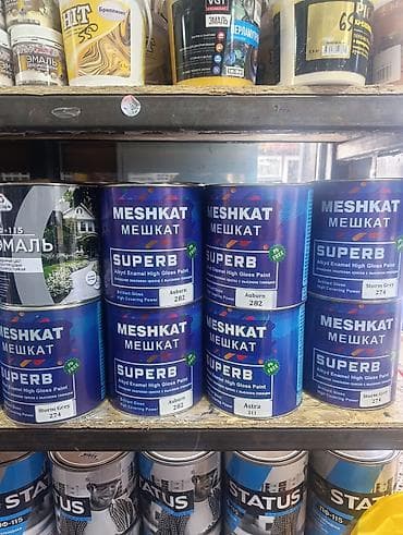Алкидная эмаль Meshkat SUPERB — высокоглянцевая краска для металла